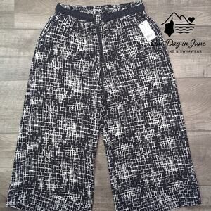 NY Collection Drawstring Casual Pants Size S